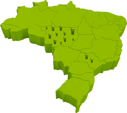 Império do Tereré mapa Brasil